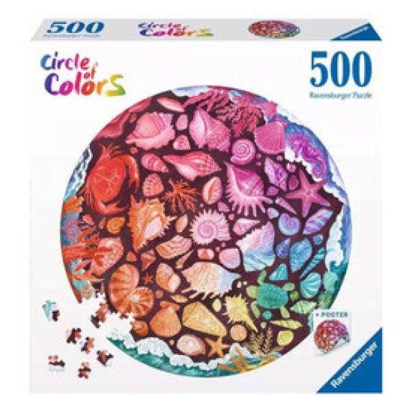 Puzzle 500 db kör - Kagylók