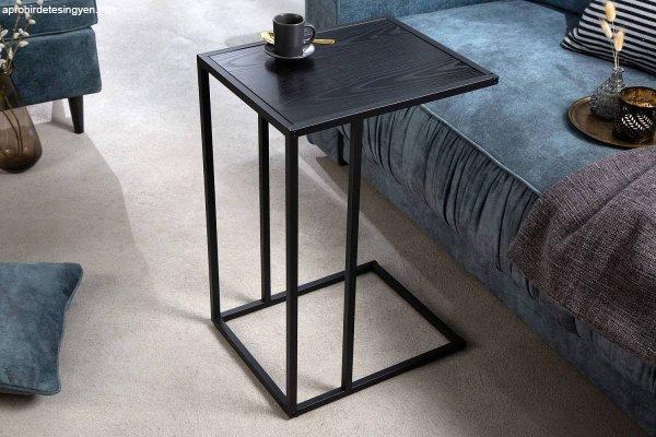 Design oldalsó asztal Maille 43 cm fekete kőris