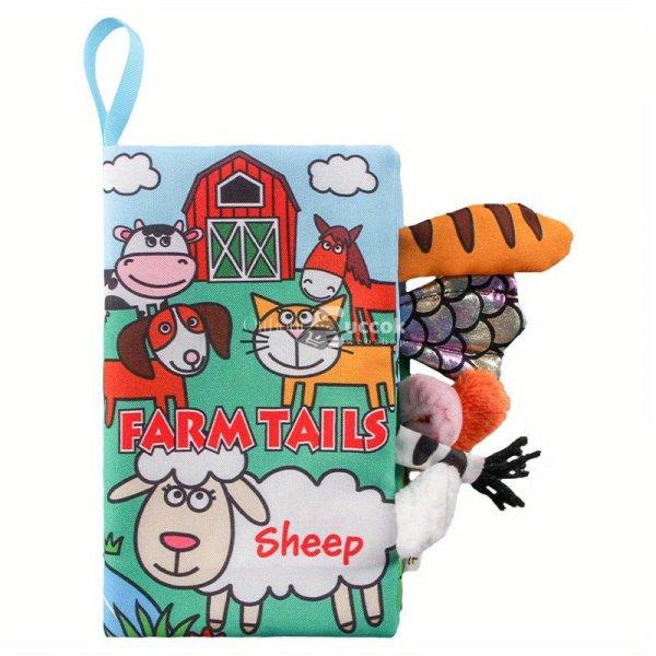 Érzékfejlesztő könyv babáknak - bárány