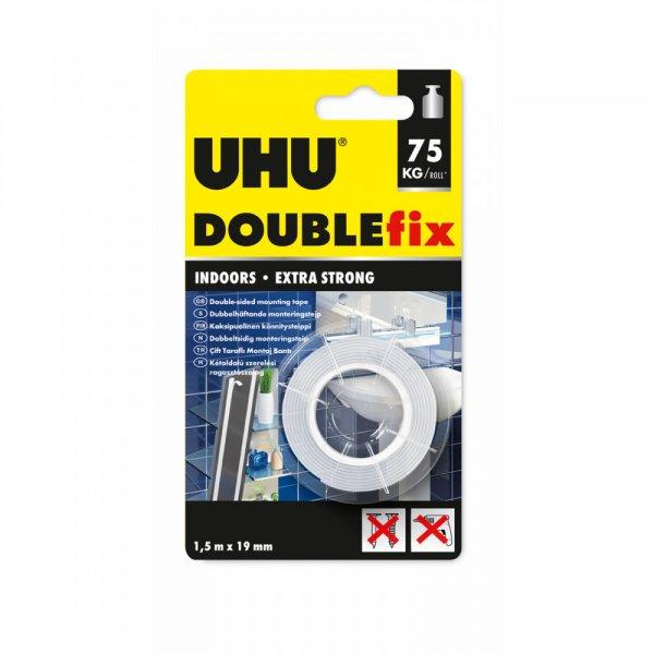 UHU Double Fix kétoldalas ragasztószalag 19 mm x 1,5 m