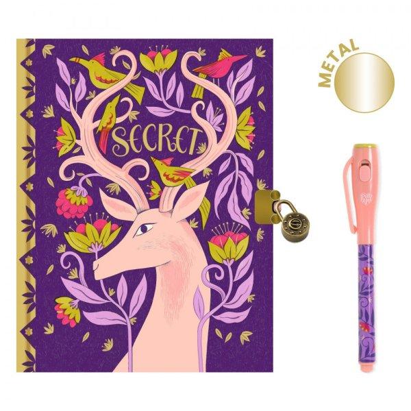 Djeco: Lovely Paper Titkos napló varázstollal - Melissa Secret Notebook -
magic marker