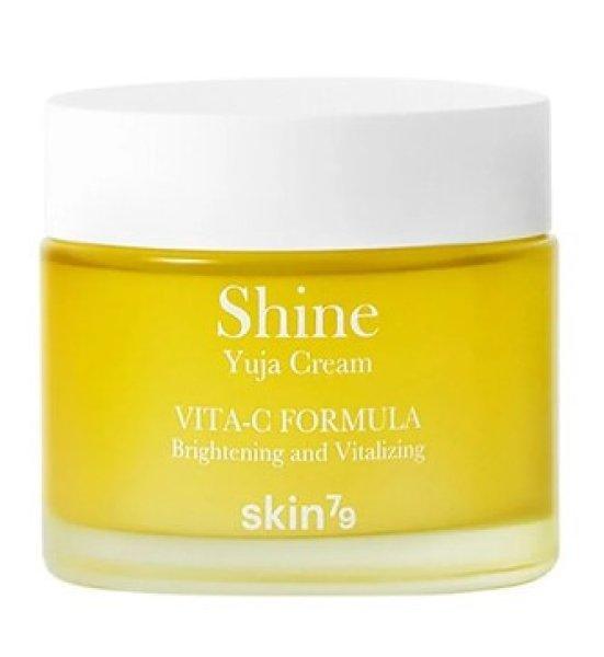 skin79 Világosító arckrém Shine Yuja Vita-C Formula
(Brightening and Vitalizing Cream) 70 ml