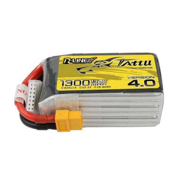 Tattu R-Line 4.0 1300mAh 22.2V 130C 6S1P XT60 akkumulátor