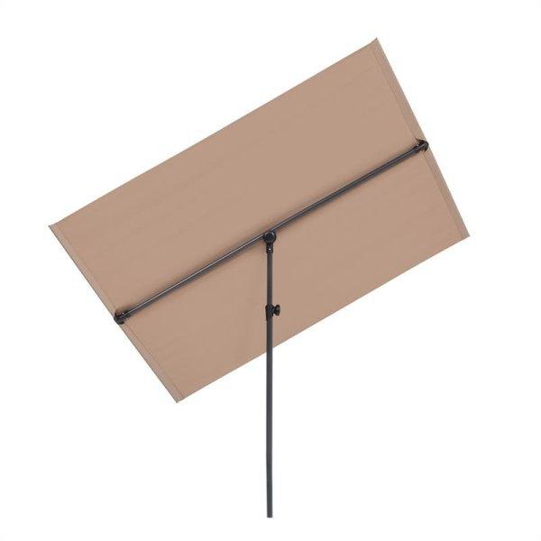 Blumfeldt Flex-Shade L, napernyő, 130 x 180 cm, poliészter, UV 50,
szürkésbarna