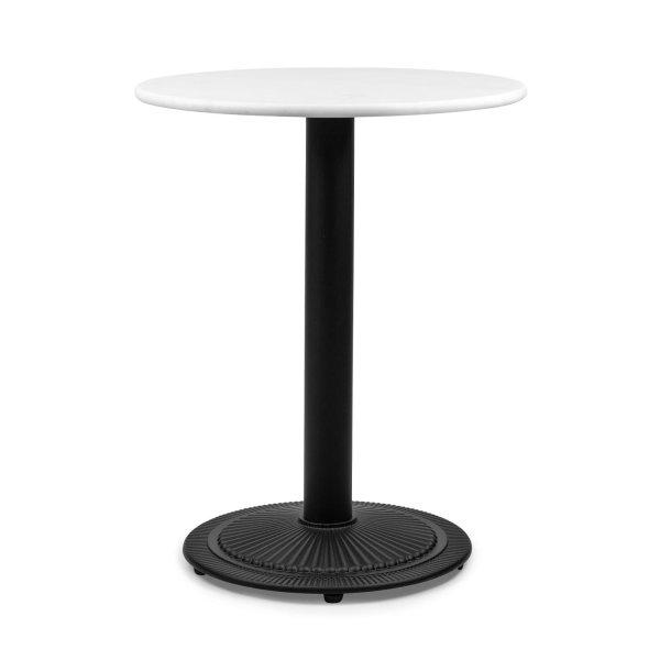 Blumfeldt Patras Pearl, bisztró asztal, szecessziós stílus, márvány, Ø 60
cm, 75 cm magas, öntöttvas