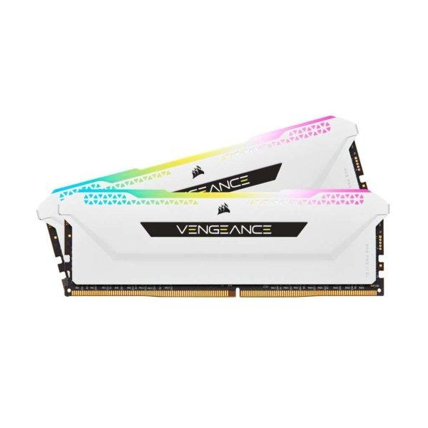 16GB 3600MHz DDR4 RAM Corsair Vengeance RGB Pro SL CL18 White (2x8GB)
(CMH16GX4M2D3600C18W) (CMH16GX4M2D3600C18W)