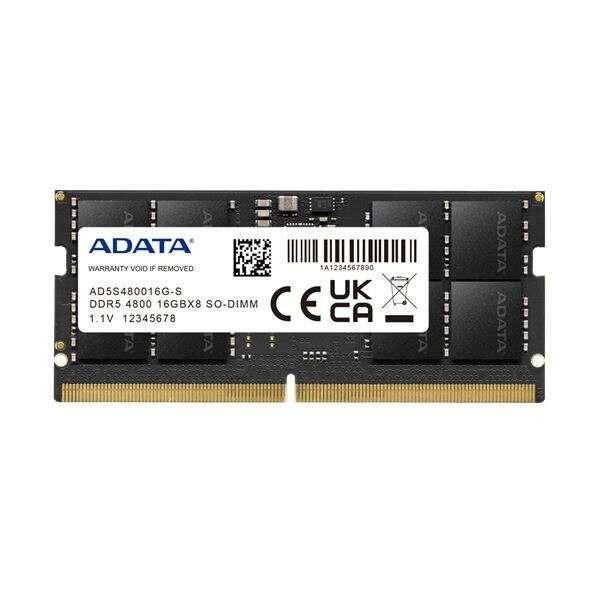8GB 4800MHz DDR5 Notebook RAM ADATA CL40 (AD5S48008G-S) (AD5S48008G-S)