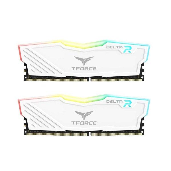 32GB 3600MHz DDR4 RAM Team Group T-Force Delta RGB White CL18 (2x16GB)
(TF4D432G3600HC18JDC01) (TF4D432G3600HC18JDC01)