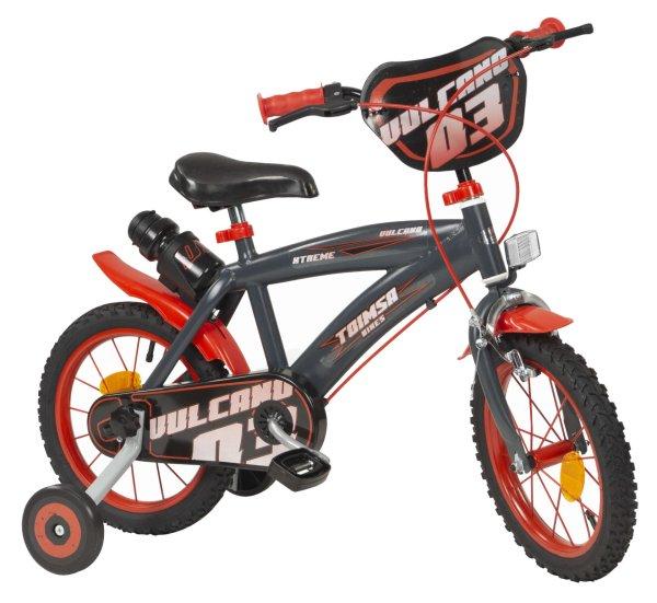 Toimsa Vulcano Gyermekkerékpár - Piros/fekete (14-es méret)
