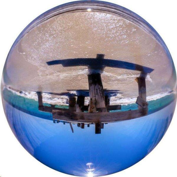 Rollei Lensball Optikai Üveggömb, 90 mm, mobilos és normál fotózáshoz