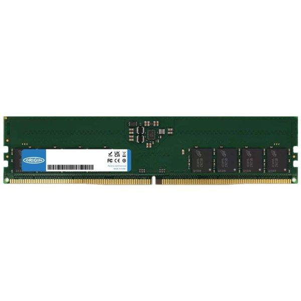 Origin Storage 32GB DDR5 4800MHz UDIMM 2Rx8 Non-ECC 1.1V memóriamodul 1 x 32 GB
(OM32G54800U2RX8NE11)