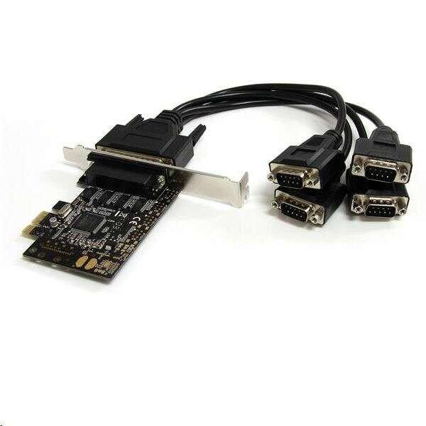 StarTech.com 4x Soros port bővítő kártya PCIe (PEX4S553B)