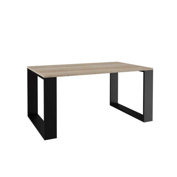 Salon Loft modern Dohányzóasztal #sonoma-fekete