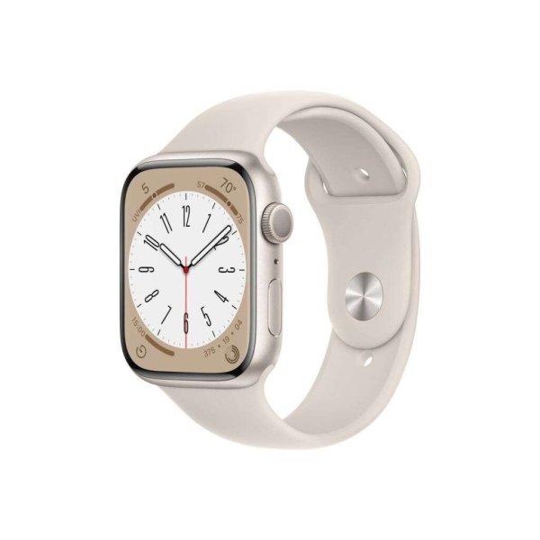 Apple Watch Series 8 GPS 45mm csillagfény alumíniumtok, csillagfény
sportszíj (MNP23CM/A) (MNP23CM/A)