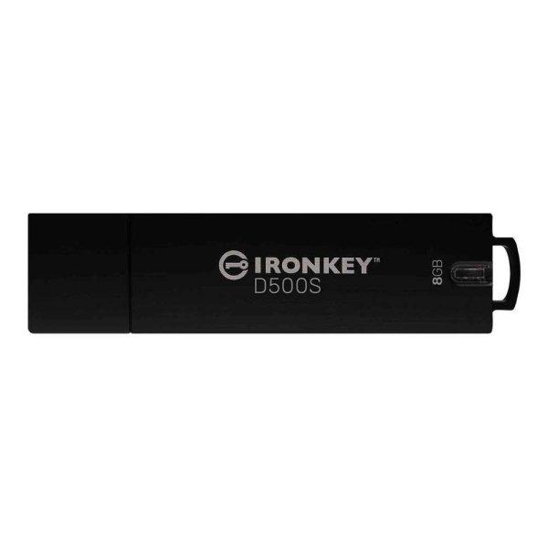 Kingston IronKey D500S - USB flash drive - 8 GB - TAA Compliant (IKD500S/8GB)