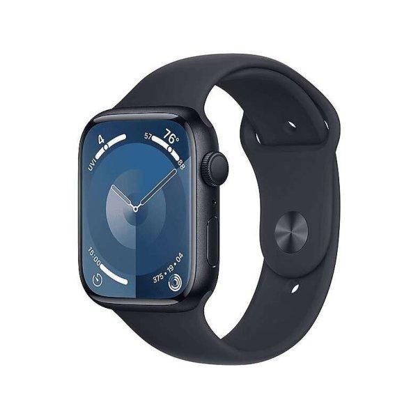 Apple Watch Series 9 GPS 45mm éjfekete alumíniumtok, éjfekete sportszíj S/M
méret (MR993QH/A) (MR993QH/A)