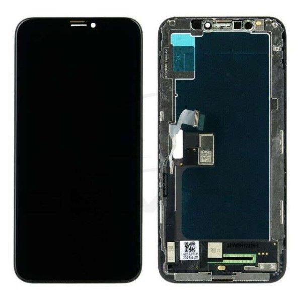 Rmore LCD kijelző érintőpanellel (előlapi keret nélkül) iPhone Xs Fekete
[HD Incell] A1920