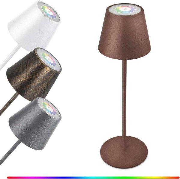 GGNOO LED Asztali lámpa vezeték nélküli dimmelhető RGB (barna)
Újracsomagolt termék