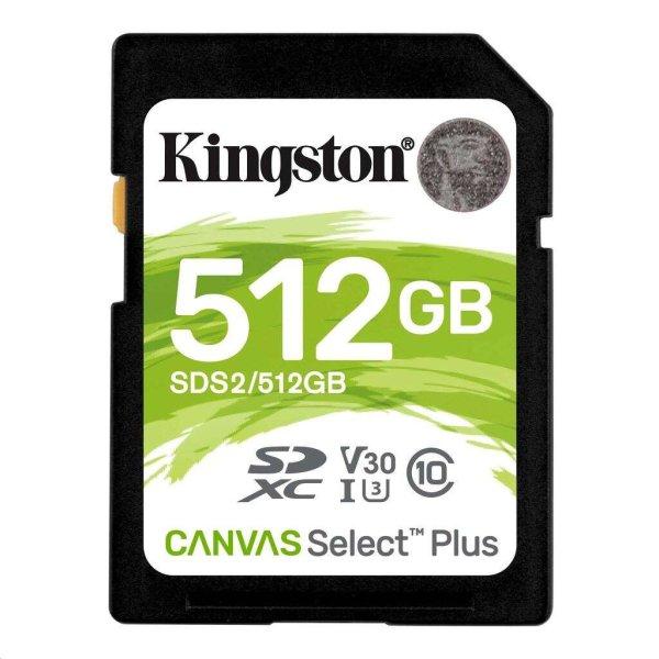512GB SDXC Kingston Canvas Select Plus CL10 memóriakártya (SDS2/512GB)
(SDS2/512GB)