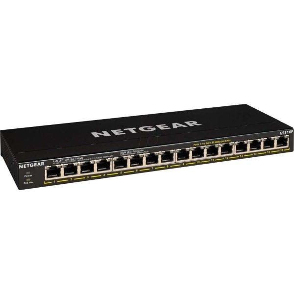 Netgear 16 portos gigabit switch (GS316P-100EUS) (GS316P-100EUS)