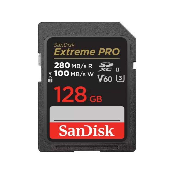 Sandisk 128GB Extreme PRO SDXC UHS-II U3 Memóriakártya (SDSDXEP-128G-GN4IN)