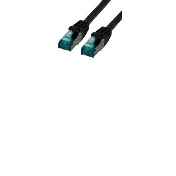 M-CAB S/FTP CAT6a Patch kábel 20m Fekete (3910)