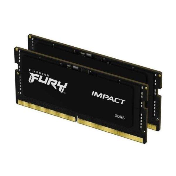 64GB 4800MHz DDR5 notebook RAM Kingston Fury Impact CL38 (2x32GB)
(KF548S38IBK2-64)