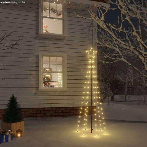 Meleg fehér fényű karácsonyfa tüskével 108 led-del 180 cm