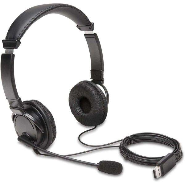 Kensington USB-A headset fekete (K97601WW) (K97601WW)