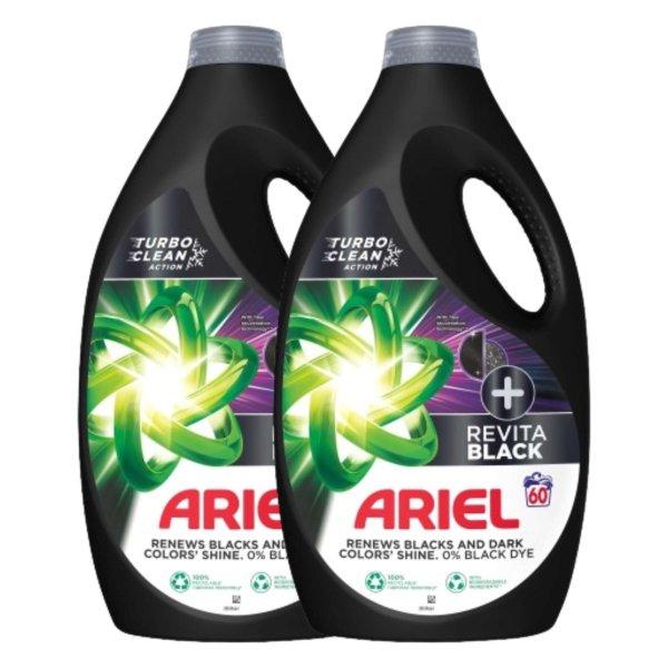 Ariel +RevitaBlack folyékony Mosószer 2x3L - 120 mosás
