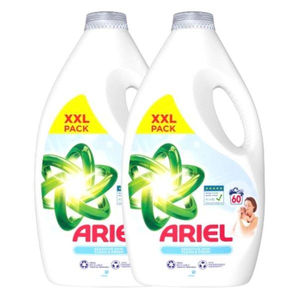 Ariel Sensitive Skin Clean & Fresh folyékony Mosószer 2x3L - 120 mosás