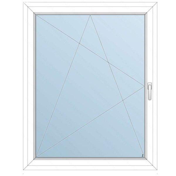 Műanyag ablak, BNY, egyszárnyas, 118x138, balos