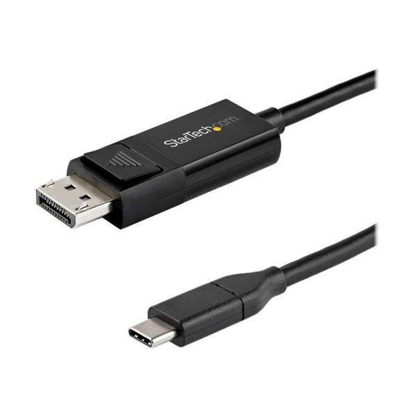 StarTech.com CDP2DP141MBD video átalakító kábel 1 M USB C-típus DisplayPort
Fekete (CDP2DP141MBD)