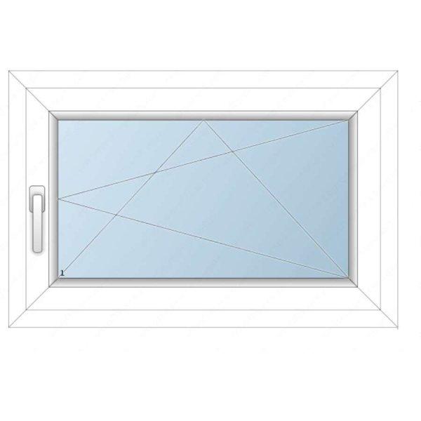 88x58 Műanyag ablak / Bukónyíló/, 3-rétegű üveg