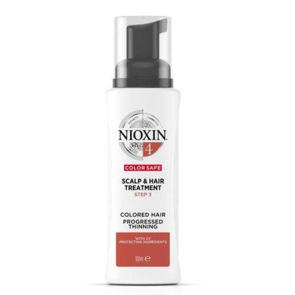 Nioxin Kezelés finoman festett, jelentősen ritkuló hajra System
4 (Scalp Treatment 4) 100 ml