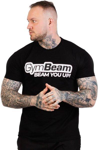 GymBeam Férfi póló Beam Black L