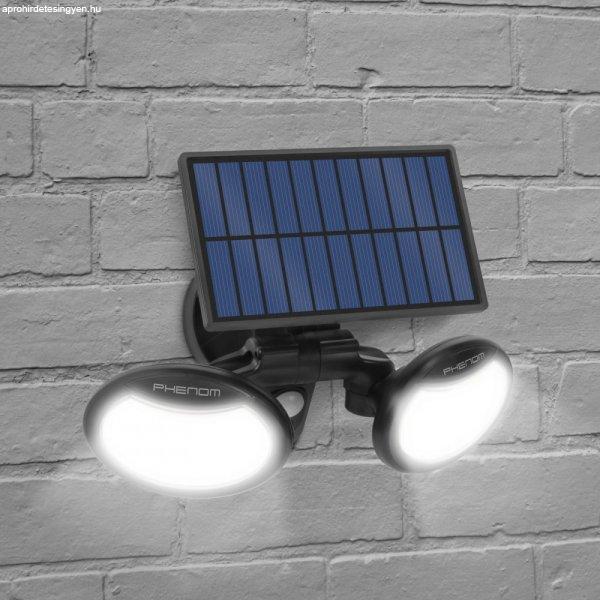 Mozgásérzékelős szolár reflektor - forgatható fejjel - 2 COB LED