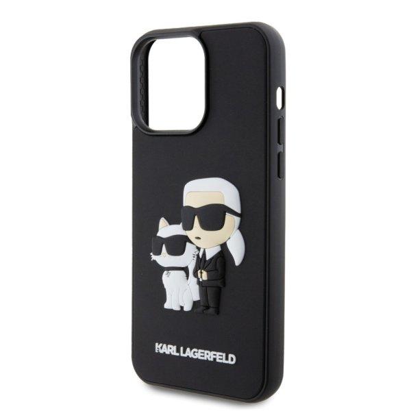 Karl Lagerfeld 3D Rubber Karl and Choupette Apple iPhone 15 Pro Max (6.7)
hátlapvédő tok fekete (KLHCP15X3DRKCNK)