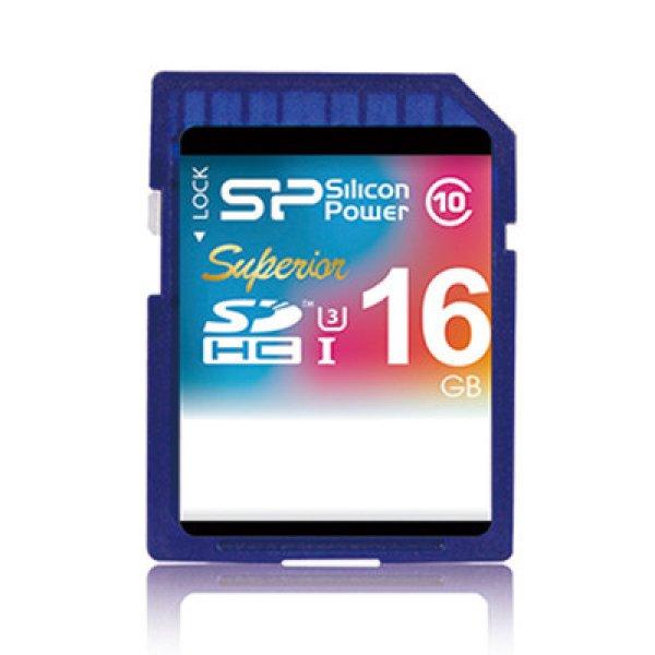 Silicon Power 16GB Superior SDHC UHS-1 (U3)