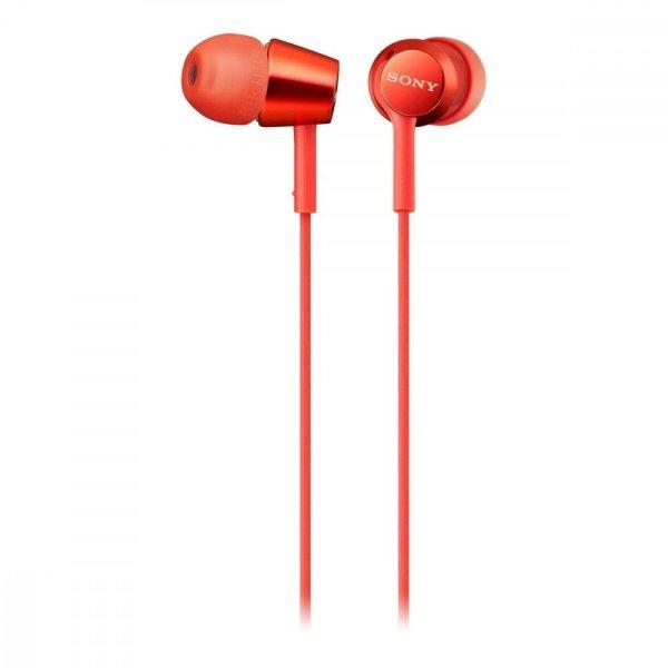 Fejhallgató Mikrofonnal Sony MDR-EX155AP Piros