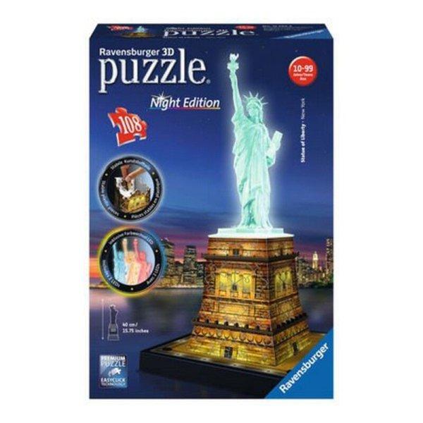 3D Puzzle Night Edition Ravensburger 12596 (108 pcs) 216 Darabok