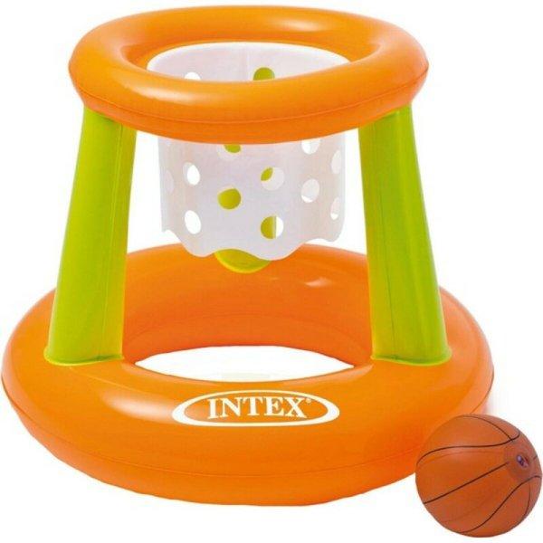 Felfújható Játék Intex Narancszín Zöld Palánk kosárlabdához 67 x 55 cm
