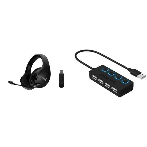 Fejhallgató Mikrofonnal Hyperx Auriculares gaming inalámbricos HyperX Cloud
Stinger Core + 7.1 (negro) Fekete