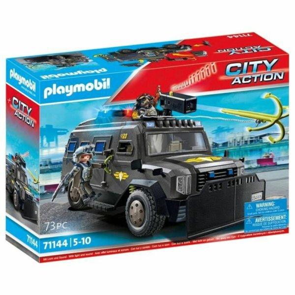 Játékkészlet Playmobil Police car City Action Műanyag
