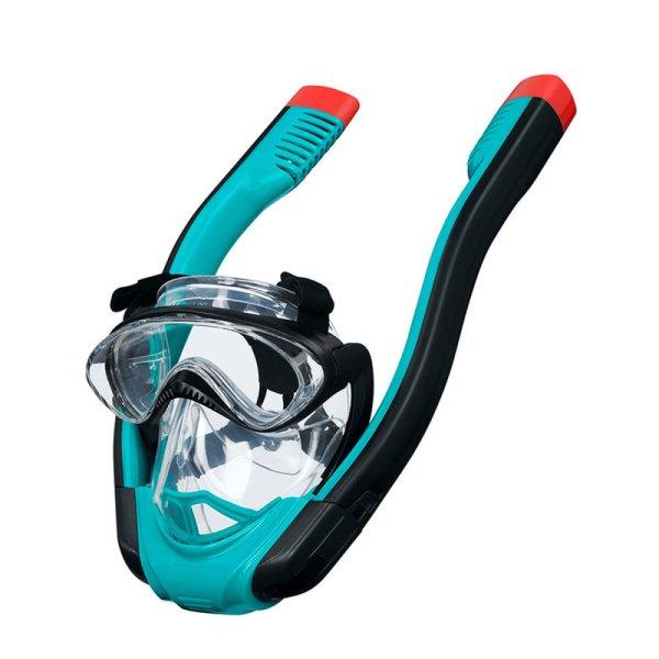 Snorkel Védőszemüveg és Cső gyerekeknek Bestway Kék Fekete Többszínű
L/XL