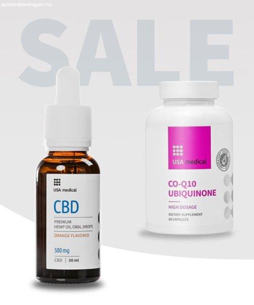CBD Olaj 500 mg + Q10 koenzim kapszula