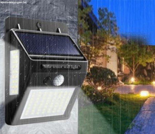 3 db 100 ledes napelemes mozgásérzékelős kültéri lámpa, 270 fokos