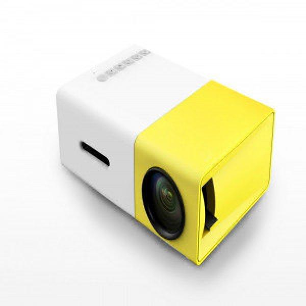J9 mini projektor (sárga)