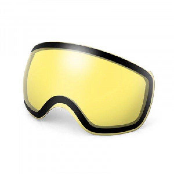Sárga cserélhető lencse Kutook X-Treme Sí - Snowboard szemüveghez