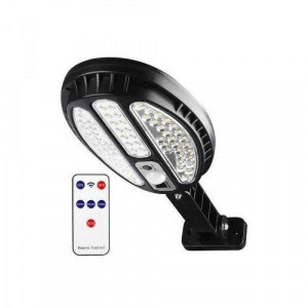Napelemes utcai LED lámpa, mozgásérzékelővel lámpa (8188A)